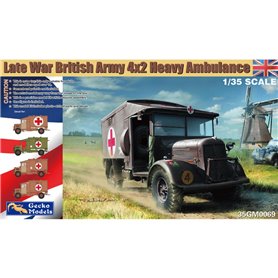 Gecko Models 1:35 LATE WAR BRITISH AMBULANCE ARMY 4X2 HEAVY