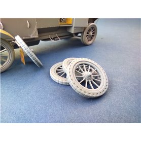 Copper State Models A35-022 Ducasble Tyres for French Armored Car Modele 1914
