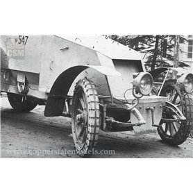 Copper State Models A35-022 Ducasble Tyres for French Armored Car Modele 1914