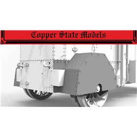 Copper State Models A35-020 Ehrhardt Rear Fenders, Early Type