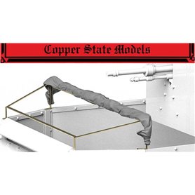 Copper State Models 1:35 RETRACTED CANOPY FOR FRENCH ARMORED CAR MODELE 1914