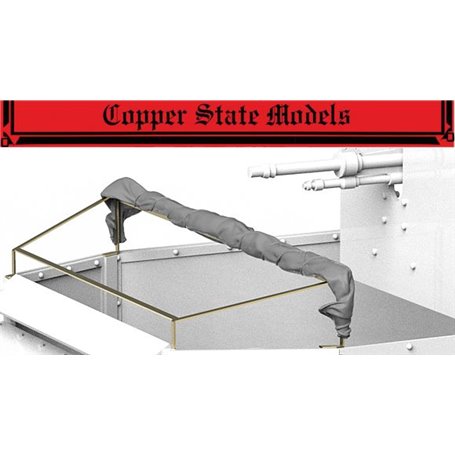 Copper State Models A35-024 Retracted Canopy for French Armored Car Modele 1914