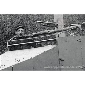 Copper State Models A35-024 Retracted Canopy for French Armored Car Modele 1914