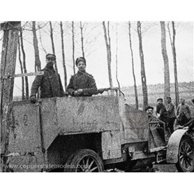 Copper State Models A35-024 Retracted Canopy for French Armored Car Modele 1914