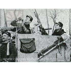 Copper State Models A35-026 Anti-aircraft St Etienne MG for French Armored Car Modele 1914