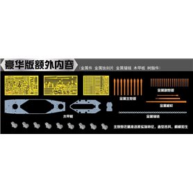 Vee Hobby E57006 USS Indiana BB-58 Deluxe Edition