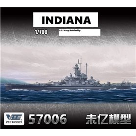 Vee Hobby 1:700 USS Indiana BB-58 - STANDARD EDITION