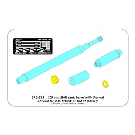 Aber 35 L-283 Lufa 105 mm M-68 z Termoizolacją do Czołgu M48A5