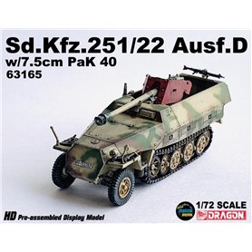 Dragon Armor 63165 Sd.Kfz.251/22 Ausf.D w/7,5 cm PaK 40