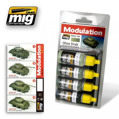 Ammo of MIG Zestaw farb Modulation Set 