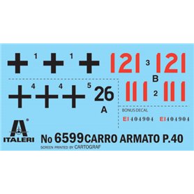 Italeri 1:35 Carro Armato P40 - ITALIAN HEAVY TANK
