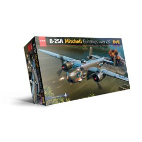 HK Models 01E037 1/32 B-25H Mitchell Gunship Over CBI