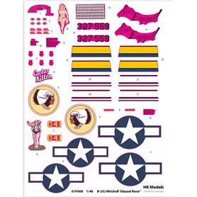 HK Models 01F008 1/48 B-25J Glazed Nose