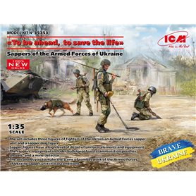ICM 1:35 SAPPERS OF THE ARMED FORCES OF US - TO BE AHEAD, TO SAVE THE LIFE