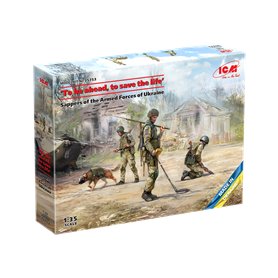ICM 1:35 SAPPERS OF THE ARMED FORCES OF US - TO BE AHEAD, TO SAVE THE LIFE