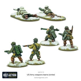 Bolt Action US Army (Winter) Weapons Teams