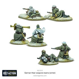 Bolt Action German Heer (Winter) Weapons Teams