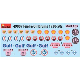 Mini Art 1:48 FUEL AND OIL BRUMS - 1930-1950S