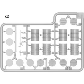 Mini Art 1:48 FUEL AND OIL BRUMS - 1930-1950S