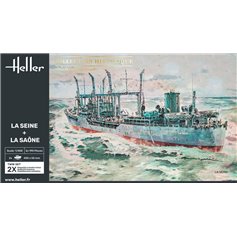 Heller 1:400 La Seine + La Saone