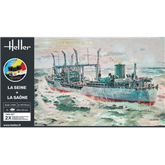 Heller 1:400 La Seine + La Saone - STARTER KIT - w/paints 