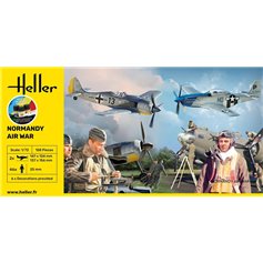 Heller 1:72 NORMANDY AIR WAR - STARTER KIT - w/paints 