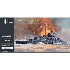 Heller 1:400 Bismarck + Tirpitz 