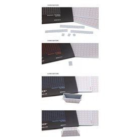 Border Model BD0010-1 Plastic Card for Modelling 1 mm (90*250 mm 3 pcs.)