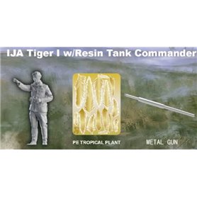 Border Model 1:35 IJA Tiger I - W/RESIN TANK COMMANDER