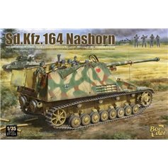 Border Model 1:35 Sd.Kfz.164 Nashorn - EARLY / COMMAND VERSION - W/4 FIGURES