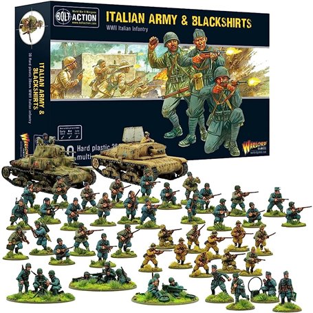 Bolt Action ITALIAN ARMY - BLACKSHIRTS STARTER ARMY