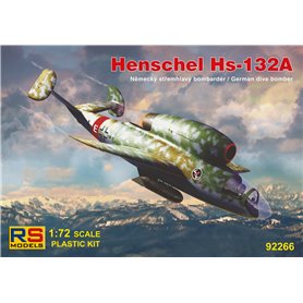 RS Models 1:72 Henschel Hs-132A - GERMAN DIVE BOMBER