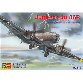 RS Models 1:72 Junkers Ju-86R - GERMAN HIGH ALTITUDE RECONNAISSANCE AND BOMBER AIRCRAFT