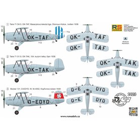 RS Models 1:72 Bucker Bu-131 / T-131 - BI-PLANE TRAINER