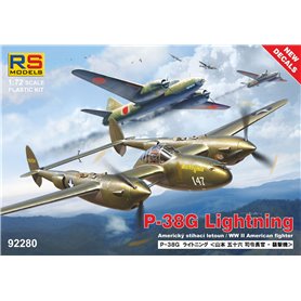 RS Models 1:72 P-38G Lightning - WWII AMERICAN FIGHTER