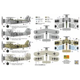 RS Models 92286 Heinkel He-46 C Recon Aircraft in Spanish Services
