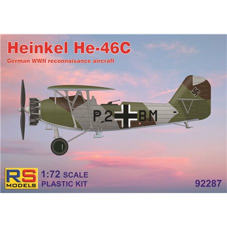 RS Models 92287 Heinkel He-46 C German WWII Recon Aircraft