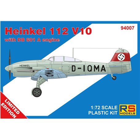 RS Models 94007 Heinkel 112 V10 w/ DB 601 A Engine Limited Edition