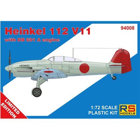 RS Models 94008 Heinkel 112 V11 w/ DB 601 A Engine Limited Edition