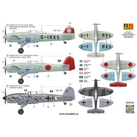 RS Models 1:72 Heinkel He-112 V-11 - WITH DB 601A ENGINE