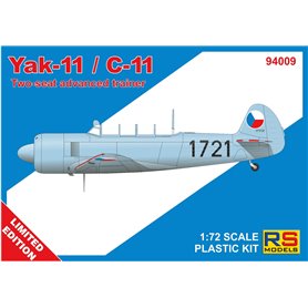 RS Models 1:72 Yak-11 / C-11 - TWO-SEAT ADVANCED TRAINER