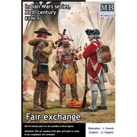 MB 1:35 INDIAN WAR SERIES - XVIII CENTURY FAIR EXCHANGE