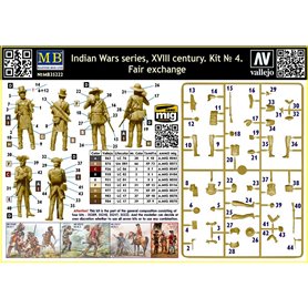 MB 1:35 INDIAN WAR SERIES - XVIII CENTURY FAIR EXCHANGE