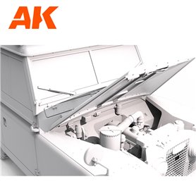 AK Interactive 1:35 Land Rover 88 - SERIES IIA STATION WAGON
