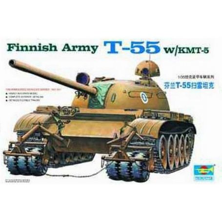 Trumpeter 1:35 T-55 w/mine dozer KMT-5 / Finnland