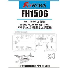 Flyhawk 1:700 ARADO AR-196 FLOATPLANES 