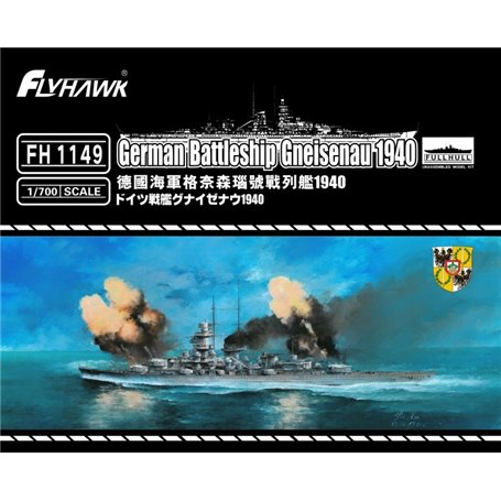Flyhawk FH1149 German Battleship Gneisenau 1940