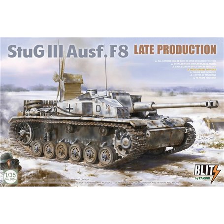 Takom BLITZ 1:35 Sturmgeschutz StuG.III Ausf.F8 - LATE PRODUCTION