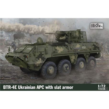 IBG 1:72 BTR-4E Ukrainian APC with Slat Armor