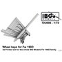 IBG 72U006 Wheel Bays for Fw 190D 3D Printed Set for The Whole IBG Fw 190D Family